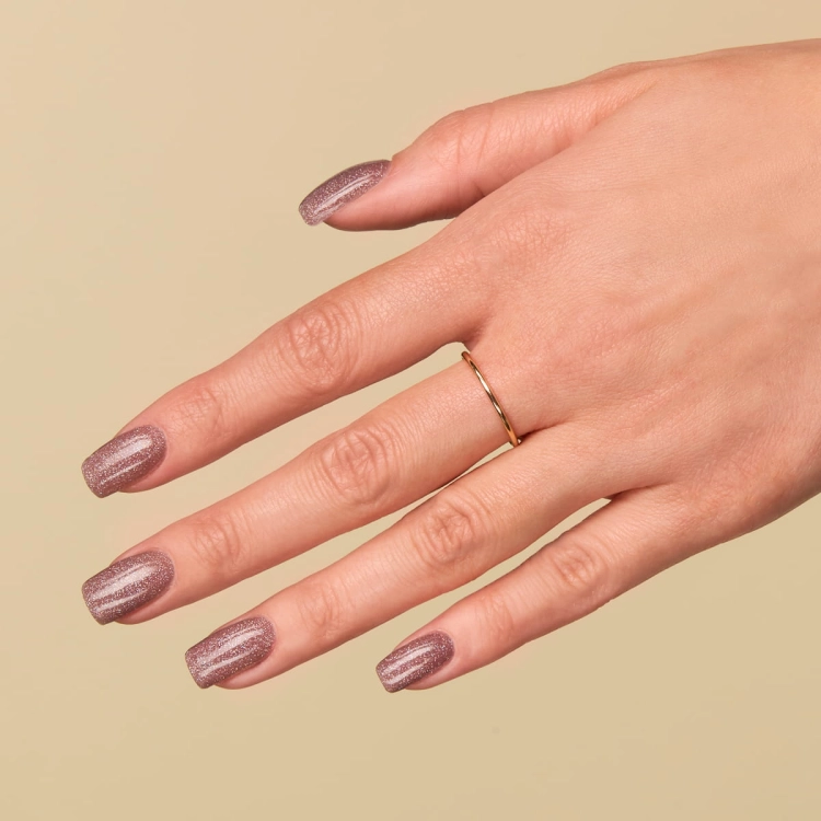 322 Lakier hybrydowy UV Hybrid Semilac Shimmer Dust Brown 7ml !Semilac413411 1.jpg