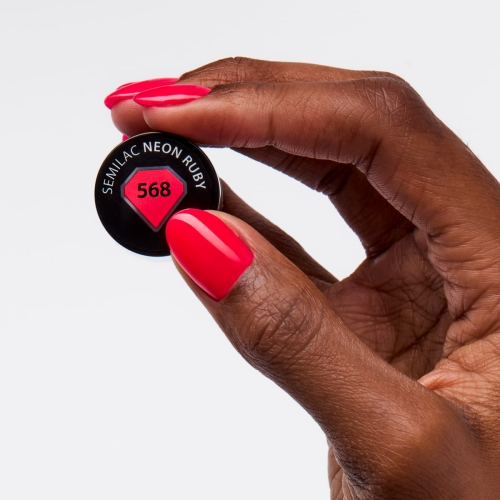 568 Lakier hybrydowy UV Hybrid Semilac Neon Ruby 7ml !Semilac207967.jpg