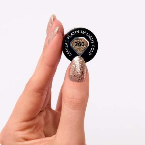 260 Lakier hybrydowy Semilac Platinum Light Gold 7ml !Semilac310622.jpg