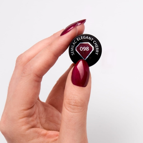 098 Lakier hybrydowy Semilac Elegant Cherry 7ml !Semilac311049.jpg
