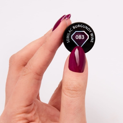 083 Lakier hybrydowy Semilac Burgundy Wine 7ml !Semilac312089.jpg