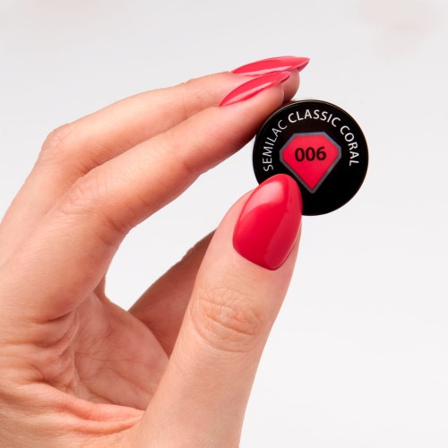 006 Lakier hybrydowy Semilac Classic Coral 7ml !Semilac207738.jpg