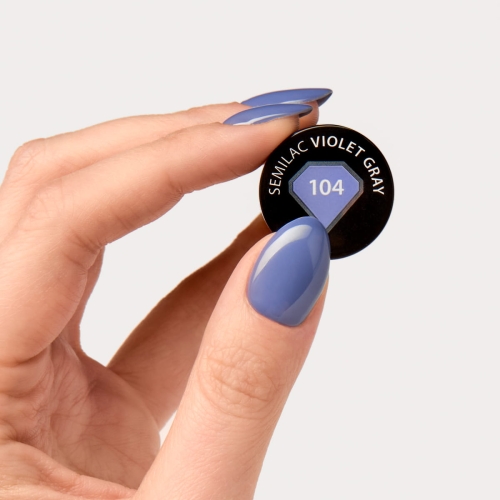 104 Lakier hybrydowy Semilac Violet Gray 7ml !Semilac106843.jpg