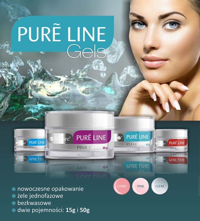 Silcare Pure Line Żel UV Cover 15g