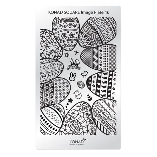 KONAD® Sq16 Wielkanoc Płytka Stamping Art SQUARE 16