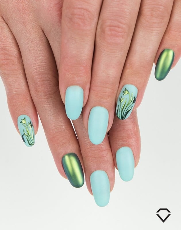 Efekt kameleona Semilac SemiFlash Chameleon Green Venom 03