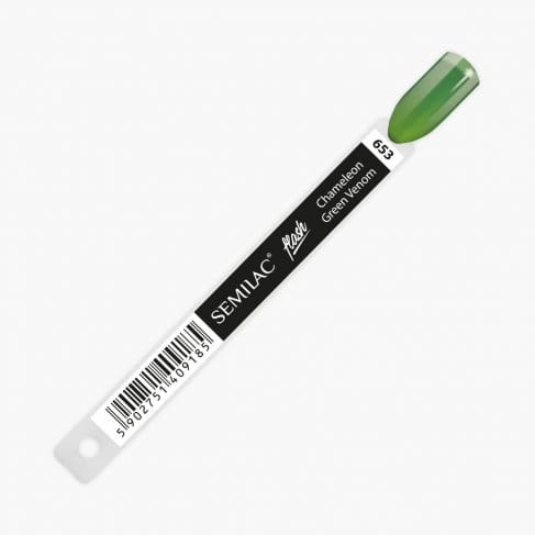 Efekt kameleona Semilac SemiFlash Chameleon Green Venom 03