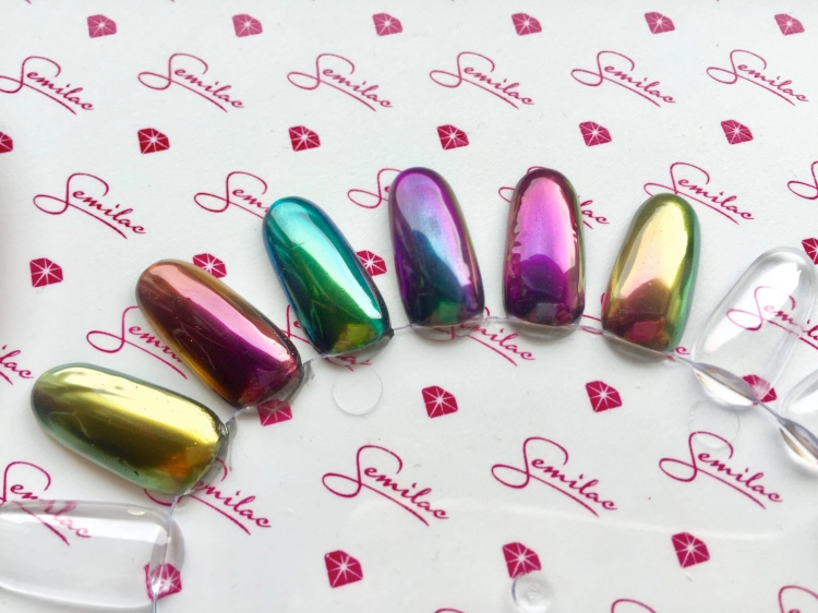 Efekt kameleona Semilac SemiFlash Chameleon Purple Viper 05