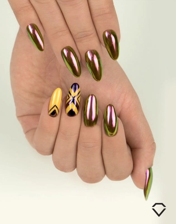 Efekt kameleona Semilac SemiFlash Chameleon Purple Viper 05