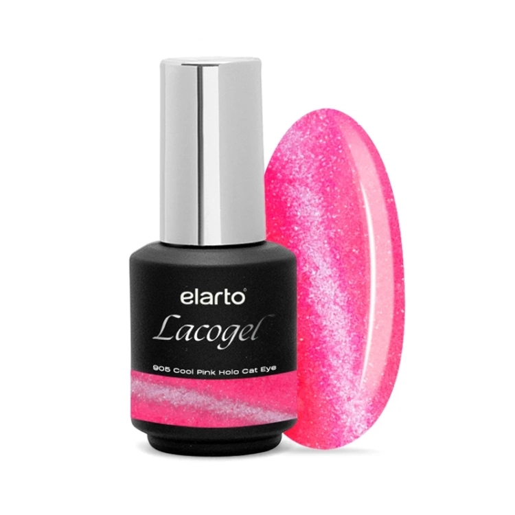 elarto-lakier-hybrydowy-lacogel-cool-pink-holo-cat-eye-nr-905.webp