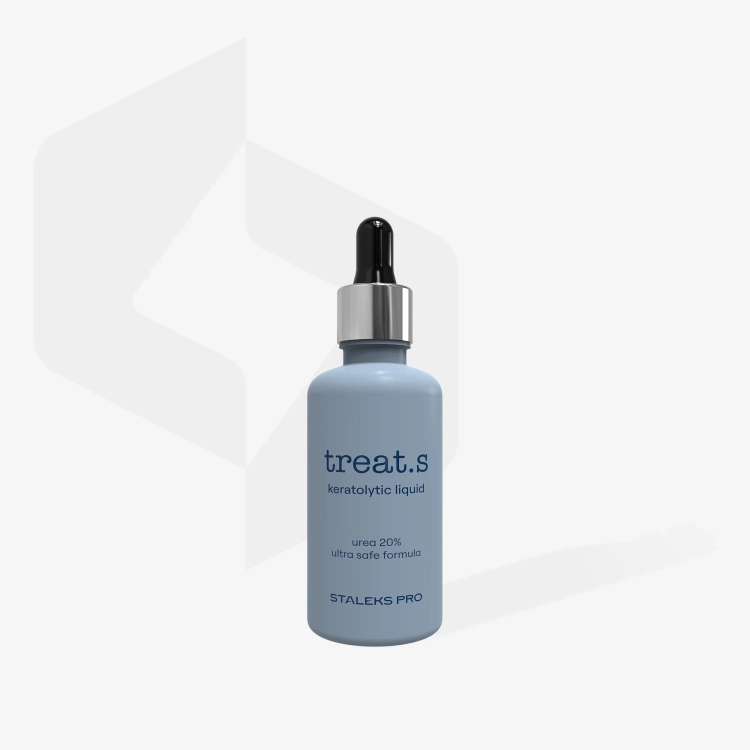 Staleks KT-50, treat.s 50 ml, keratolityk, preparat do skórek, zmiękczacz skórek, płyn do zrogowaciałego naskórka, preparat do manicure, Staleks treat.s keratolityk, NaszePaznokcie.pl