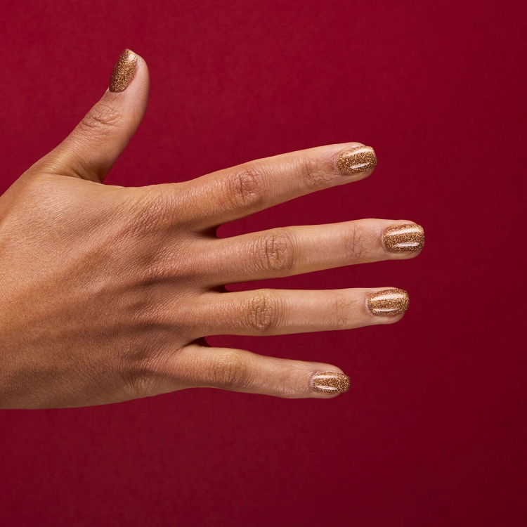 956, Semilac 956 Vintage Gold, lakier hybrydowy złoty, lakiery hybrydowe brokatowe, lakier hybrydowy 7 ml, lakier hybrydowy Semilac Winter Wonderland, lakier hybrydowy do salonu, NaszePaznokcie.pl