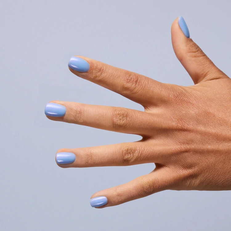 Semilac 952 Frosty Glaze, lakier hybrydowy jasnoniebieski, lakier hybrydowy z opalizującym pyłkiem, lakier hybrydowy 7 ml, Winter Wonderland, lakier hybrydowy do salonu, NaszePaznokcie.pl