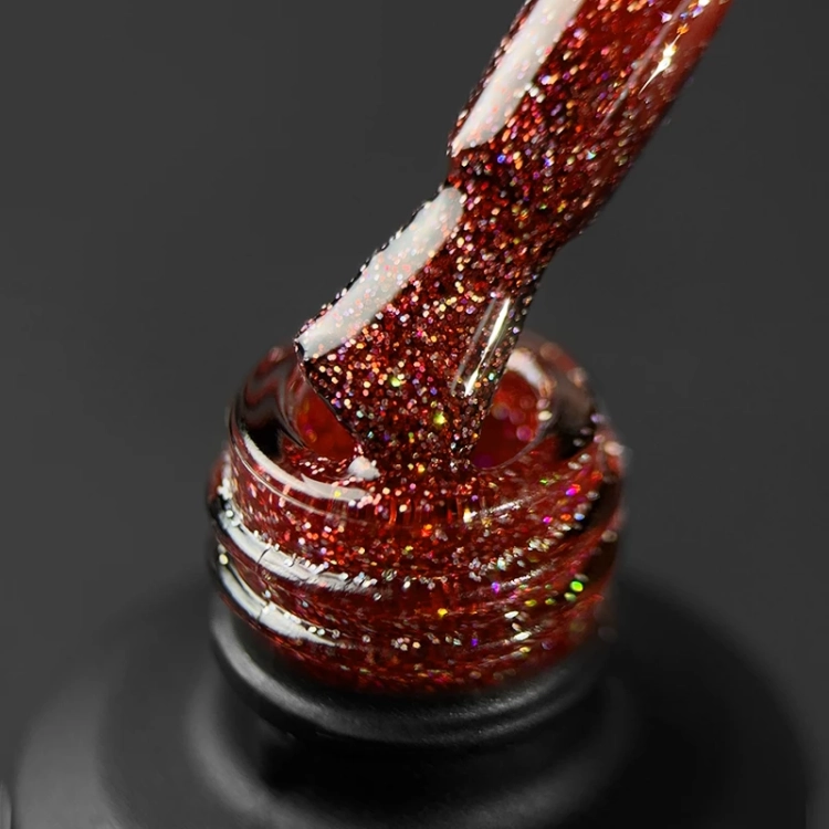 Elarto Lacogel 942 Ho Ho Hot!, lakier hybrydowy czerwień, lakier hybrydowy świąteczny, lakier hybrydowy 7 ml, Frost Class kolekcja, manicure hybrydowy czerwień, NaszePaznokcie.pl