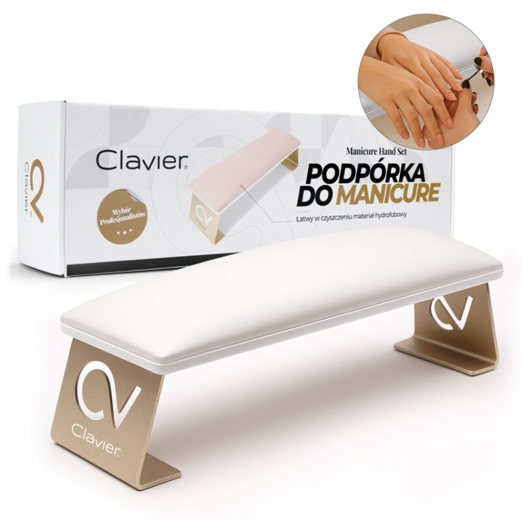 podpórka manicure Clavier, poduszka pod dłonie paznokcie, podpórka do paznokci, akcesoria manicure Clavier