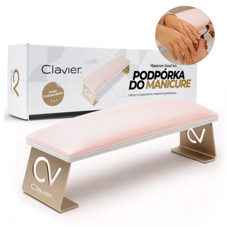 podpórka manicure Clavier, poduszka pod dłonie paznokcie, podpórka do paznokci, akcesoria manicure Clavier