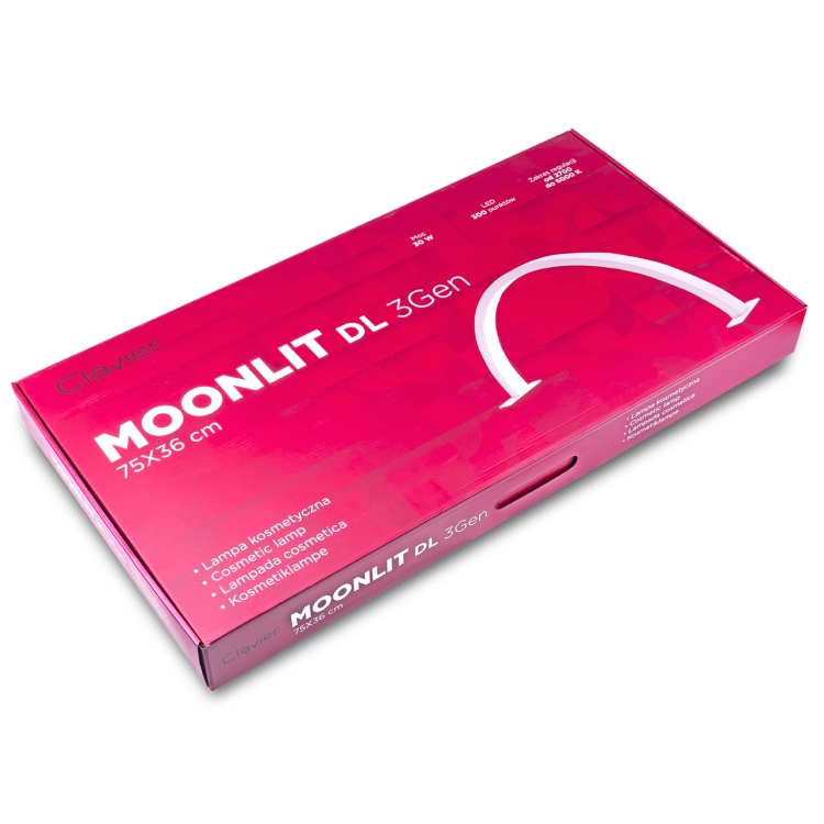 lampa Clavier Moonlit, lampa do manicure LED, lampa kosmetyczna biurkowa, Moonlit DL 3 Gen, oświetlenie manicure, lampa paznokcie