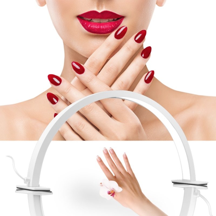 lampa Clavier Moonlit, lampa do manicure LED, lampa kosmetyczna biurkowa, Moonlit DL 3 Gen, oświetlenie manicure, lampa paznokcie