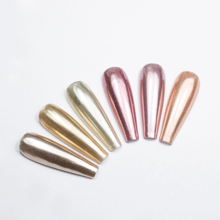 Clavier pyłek chrom, metaliczny pyłek do paznokci, lustro paznokcie, opalizujący efekt, chrom nail powder
