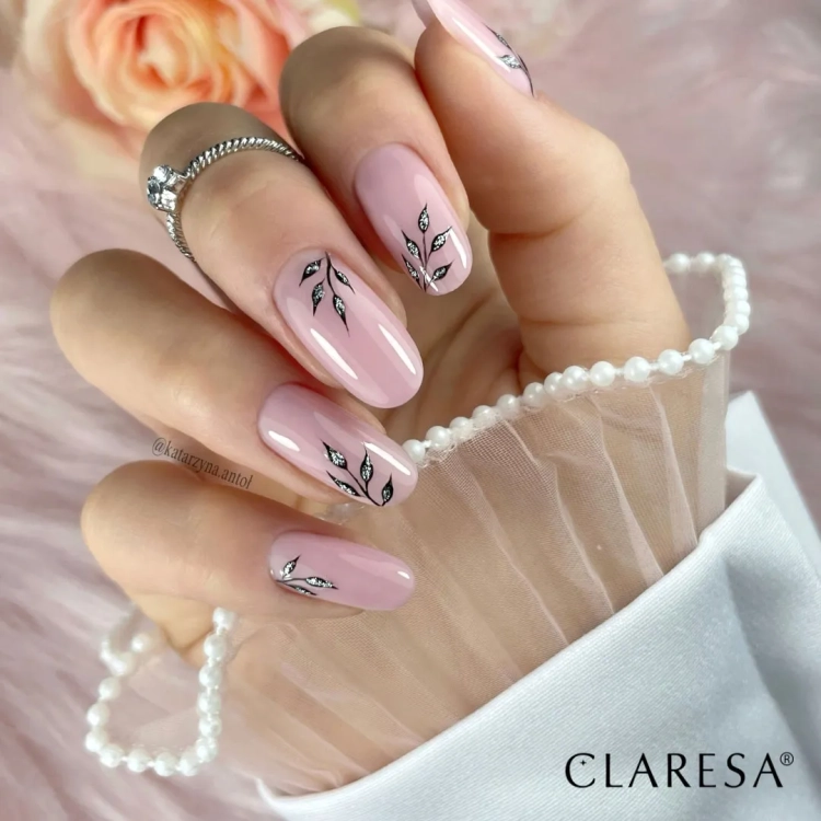 Claresa French Pink, żel budujący Claresa, builder gel 45g, żel do przedłużania paznokci, twardy builder gel, żel French Pink, samopoziomujący builder gel, przedłużanie szablonem żelem