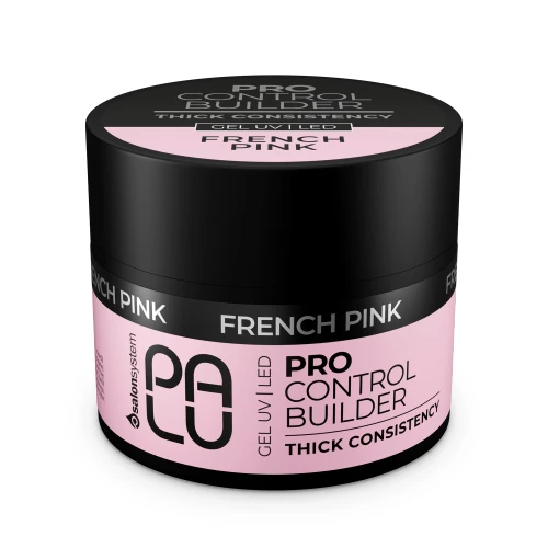 żel budujący French Pink, builder gel do przedłużania paznokci, Palu Builder Gel 45 g, żel French Pink do manicure, żel twardy do budowy paznokci, profesjonalny builder gel French Pink, Palu Pro Control Builder Gel