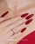 Makear C19, lakier hybrydowy C19, lakier hybrydowy Cat Eye, czerwony lakier hybrydowy Makear, hybryda Cat Eye 8 ml, trwały manicure hybrydowy, lakier hybrydowy HEMA free