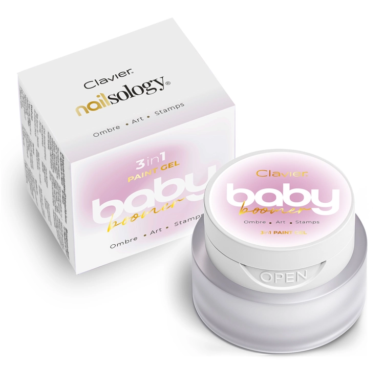 żel 3w1 do ombre, Clavier Baby Boomer 3w1, paint gel do paznokci, żel do ombre paznokci, żel do zdobień paznokci, żel do stampingu paznokci, żel do manicure profesjonalnego-2.jpg