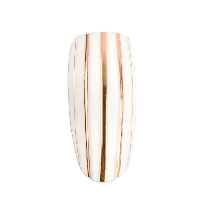 5102, naklejki do paznokci Elastic Stripe Rose Gold, naklejki paznokci rose gold, naklejki manicure hybrydowy rose gold, nail stickers gold stripes, Mistero Milano naklejki, dekoracje paznokci rose gold, naklejki do manicure żelowego