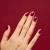 magnetyczny lakier hybrydowy czerwony, cat eye czerwony, holly berry red, lakier świąteczny paznokcie, lakier hybrydowy cat eye 3d, zimowy manicure hybrydowy, magnetyczna czerwień paznokcie