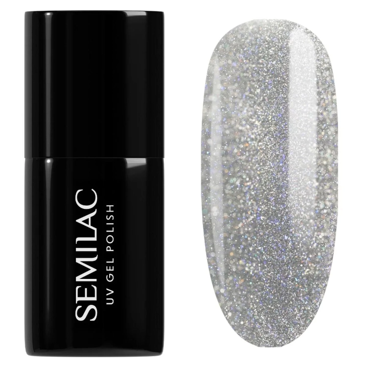 961,  Semilac 961 Magnetic Flash, lakier hybrydowy magnetyczny, lakier hybrydowy Semilac 7 ml, manicure cat eye, magnetic flash effect, lakier hybrydowy glow, trwały lakier do paznokci