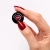 Semilac 318 Burgundy Red Glitter, bordowy lakier hybrydowy z brokatem, lakier hybrydowy Semilac 7 ml, manicure karnawałowy lakier, glitter hybrydowy, lakier hybrydowy czerwony brokatowy