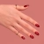 Semilac 318 Burgundy Red Glitter, bordowy lakier hybrydowy z brokatem, lakier hybrydowy Semilac 7 ml, manicure karnawałowy lakier, glitter hybrydowy, lakier hybrydowy czerwony brokatowy