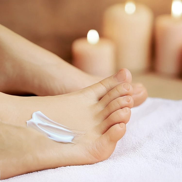 4077, krem do stóp z mocznikiem, krem do zrogowaciałych stóp, FootHelp+ Mistero Milano, pielęgnacja stóp hyperkeratoza, krem na modzele i pękające pięty, regeneracja skóry stóp