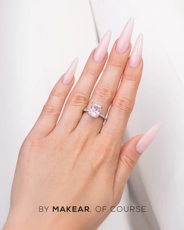 akrylożel Makear, Gelacryl2 Milky Pink GA03, polygel 60 g, mlecznoróżowy akrylożel do paznokci, przedłużanie paznokci, nadbudowa płytki paznokcia, HEMA-FREE akrylożel, stylizacja French, 3D zdobienia paznokci, trwały materiał do stylizacji