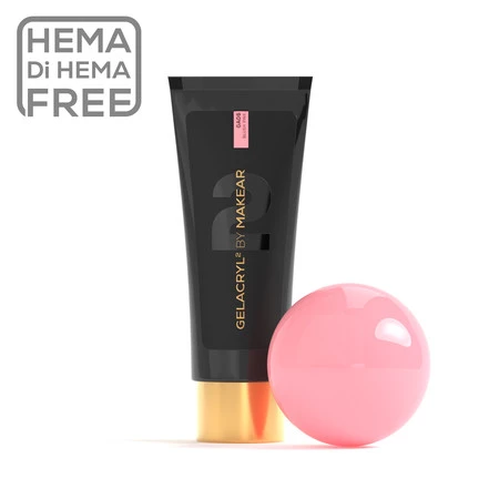 akrylożel Makear, Gelacryl2 Blush Pink GA06, polygel 60 g, akrylożel różowy, profesjonalny materiał do paznokci, przedłużanie paznokci, akrylożel HEMA-FREE, modelowanie paznokci 3D, trwały akrylożel, stylizacja paznokci