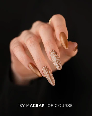 żel do paznokci nude, Scratch Gel Nude SG04, żel kolorowy Makear, manicure UV/LED, efekt scratch paznokcie, profesjonalny żel do stylizacji paznokci, Makear żel 5 ml, kolor nude żel, zdobienia paznokci