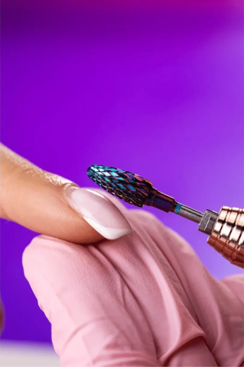 IQ Nails Express Mani, Pink Princess frezy, zestaw frezów do manicure, frezy do skórek IQ Nails