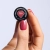 lakier hybrydowy Semilac Magnetic Raspberry 795, efekt cat eye magnetic, czerwony lakier hybrydowy z efektem flash, trwały lakier hybrydowy do salonów manicure