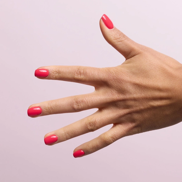 lakier hybrydowy Semilac Sweet Strawberry 794, czerwony lakier hybrydowy kremowy, intensywny lakier hybrydowy do manicure, profesjonalny czerwony lakier hybrydowy