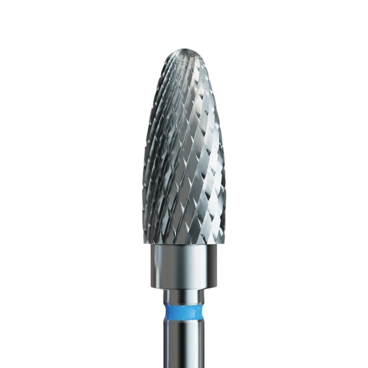 frez węglikowy do hybrydy i żelu, frez standardowa szyszka IQ Nails, frez do manicure frezarkowego, frezy usuwanie akrylu