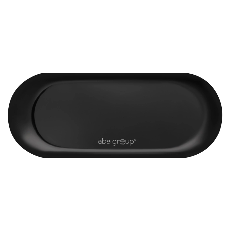 tacka na narzędzia Aba Group, tacka do manicure czarna, organizer narzędzi kosmetycznych, tacka ze stali nierdzewnej, tacka do dezynfekcji narzędzi, akcesoria do manicure i pedicure, trwała tacka narzędziowa, 23,5 x 9 cm tacka