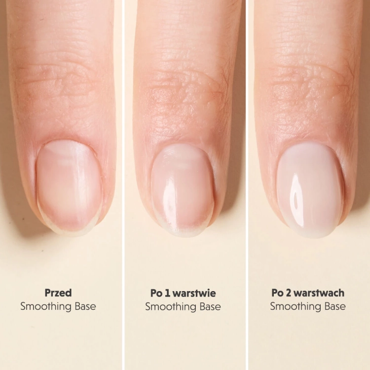 Semilac smoothing base 9 ml, baza do lakierów klasycznych Semilac, wygładzająca baza do paznokci, baza pod lakier klasyczny Semilac, baza wyrównująca płytkę paznokcia, profesjonalna baza do manicure klasycznego