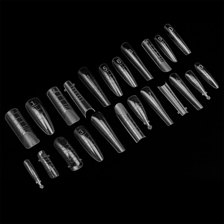 formy Dual Form Clavier do przedłużania paznokci, formy górne PVC, profesjonalne dual formy do żelu i akrylu, szybkie przedłużanie paznokci, formy z podziałką dla stylistki paznokci, narzędzia do przedłużania paznokci salonowe