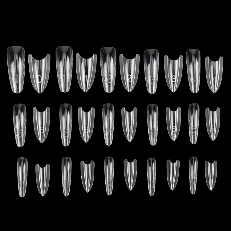 Sandwich Dual Forms Molly Nails, podwójne dual formy owal W557, dual formy do paznokci 240 szt, formy do budowy żelowej i akrylożelowej, Molly Nails Dual Formy owal