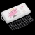 Flexi Tips Molly Nails oval 240 szt, tipsy do szybkiego przedłużania paznokci, owalne tipsy MollyLac, elastyczne tipsy tipsy do paznokci, tipsy z matową kieszonką 240 szt