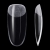 Flexi Tips Molly Nails oval 240 szt, tipsy do szybkiego przedłużania paznokci, owalne tipsy MollyLac, elastyczne tipsy tipsy do paznokci, tipsy z matową kieszonką 240 szt