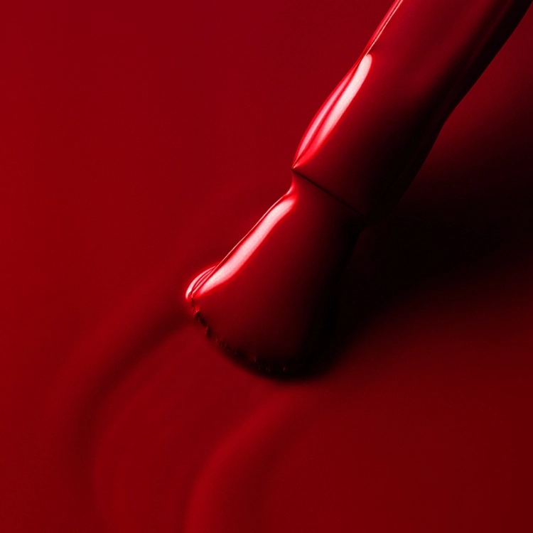 Lacogel 952 Hot Mess, lakier hybrydowy czerwień, kremowa czerwień Lacogel, trwały lakier hybrydowy, lakier Elarto