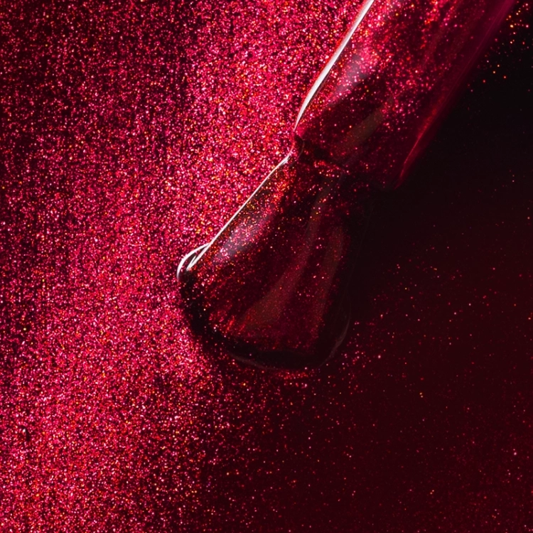 Lacogel 953 Burgundy Babe, lakier hybrydowy cat eye, winno-śliwkowy Lacogel, magnetyczna smuga, trwały lakier hybrydowy, lakier Elarto