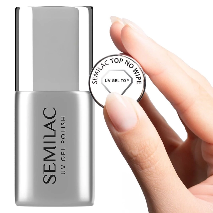 Semilac Chrome Nails Set, pyłki chromowane Semilac, metaliczny manicure, Top No Wipe Semilac, zestaw Semilac do manicure, chrome powder palette