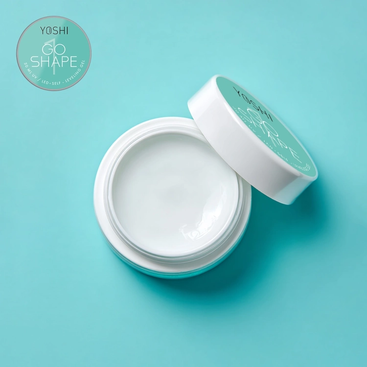 żel samopoziomujący Yoshi GO SHAPE No1, żel budujący paznokcie samopoziomujący, stabilny żel UV LED 50 ml, żel do przedłużania paznokci, profesjonalny żel budujący Yoshi